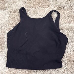 Black Sleeveless Women's Top